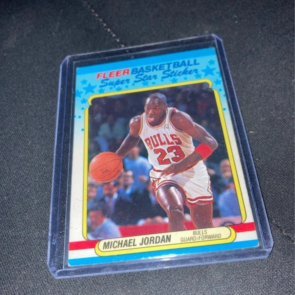 Topps Michael Jordan 1988 Fleer Sticker #7 of 11!